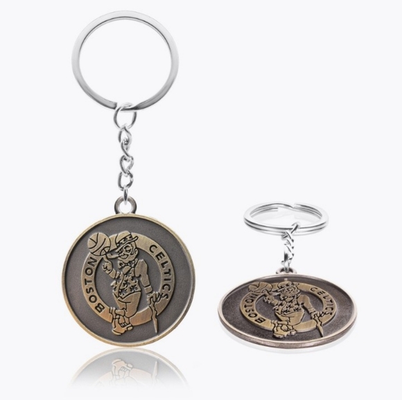 NBA Boston Celtics Basketball Metal Gold Keychain NEW Jayson Tatum - Picture 3 of 3